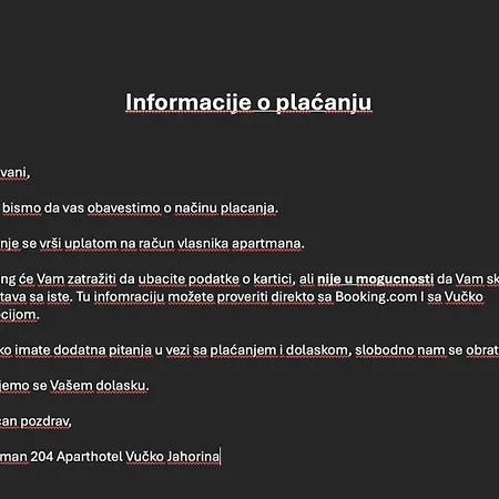 204 Vucko Private Host 4* Jahorina